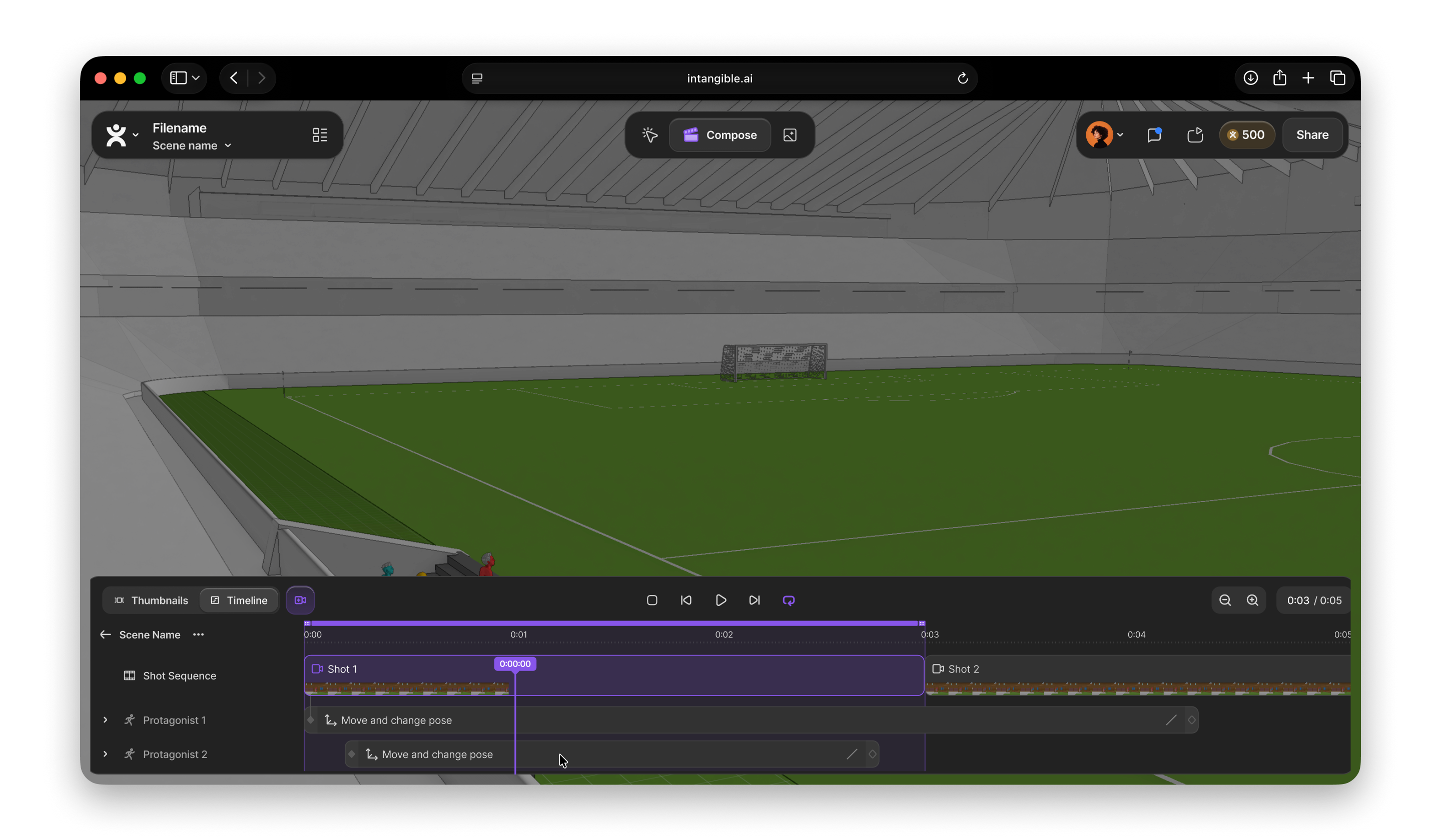 Intangible Studio Compose Mode
